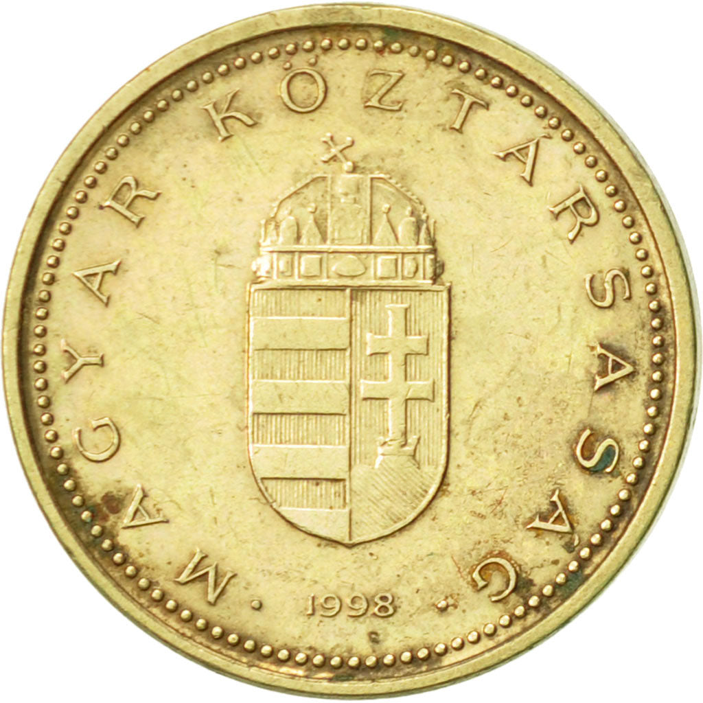 Coin, Hungary, Forint, 1998, Budapest, EF(40-45), Nickel-brass, KM:692