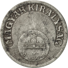 Hungary, 10 Filler, 1940, Budapest, EF(40-45), Copper-nickel, KM:507