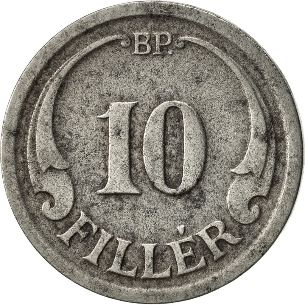Hungary, 10 Filler, 1940, Budapest, EF(40-45), Copper-nickel, KM:507