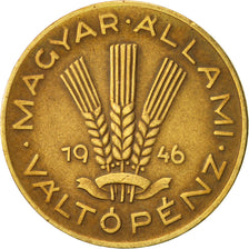 Hungary, 20 Fillér, 1946, Budapest, AU(50-53), Aluminum-Bronze, KM:531