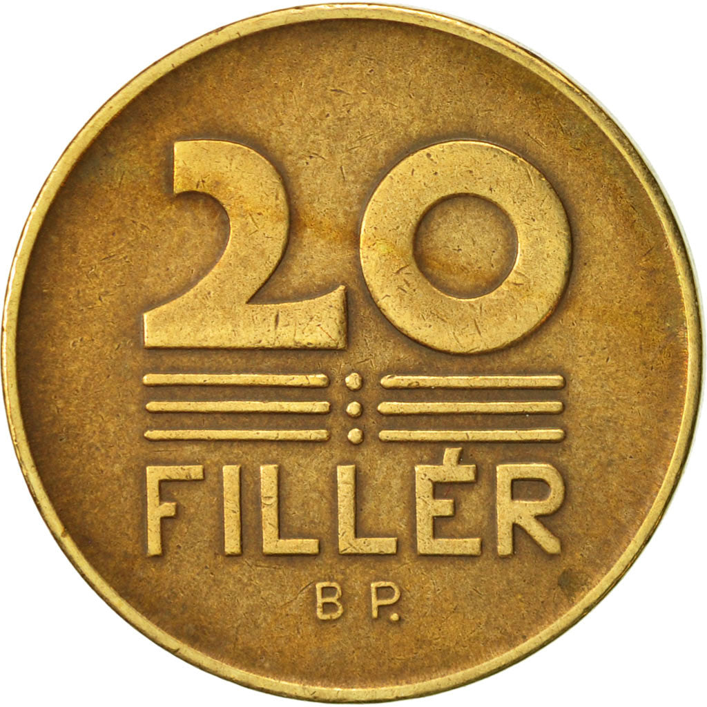 Hungary, 20 Fillér, 1946, Budapest, AU(50-53), Aluminum-Bronze, KM:531