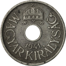 Hongrie, 20 Fillér, 1941, Budapest, TTB, Steel, KM:520
