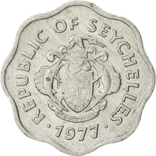 Münze, Seychelles, 5 Cents, 1977, British Royal Mint, VZ, Aluminium, KM:31