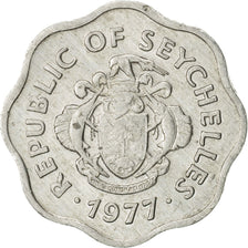 Coin, Seychelles, 5 Cents, 1977, British Royal Mint, AU(55-58), Aluminum, KM:31