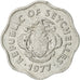 Coin, Seychelles, 5 Cents, 1977, British Royal Mint, AU(55-58), Aluminum, KM:31
