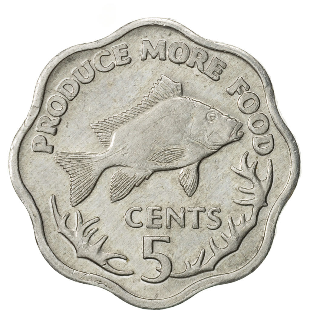 Coin, Seychelles, 5 Cents, 1977, British Royal Mint, AU(55-58), Aluminum, KM:31