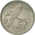 Moneda, Seychelles, 25 Cents, 1982, British Royal Mint, MBC+, Cobre - níquel