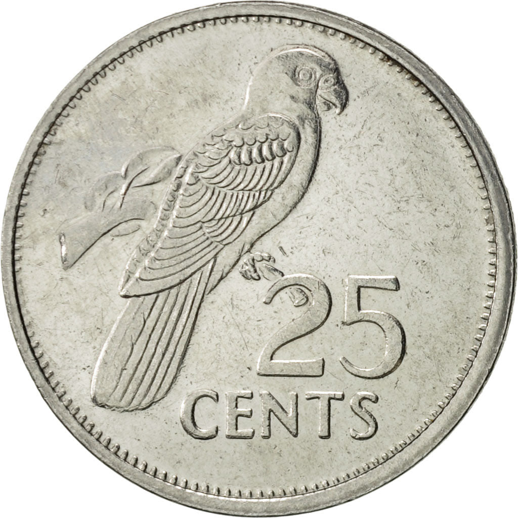 Monnaie, Seychelles, 25 Cents, 2003, Pobjoy Mint, TTB+, Nickel Clad Steel