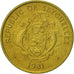 Seychelles, 5 Cents, 1981, British Royal Mint, EF(40-45), Brass, KM:43