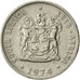 Moneda, Sudáfrica, 10 Cents, 1974, MBC+, Níquel, KM:85