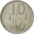 Moneda, Sudáfrica, 10 Cents, 1970, British Royal Mint, MBC+, Níquel, KM:85