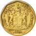 Moneta, Sudafrica, 10 Cents, 1994, BB+, Acciaio placcato in bronzo, KM:135