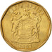Moneda, Sudáfrica, 10 Cents, 1997, MBC+, Bronce chapado en acero, KM:161