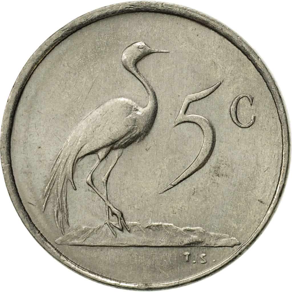Coin, South Africa, 5 Cents, 1979, AU(55-58), Nickel, KM:100