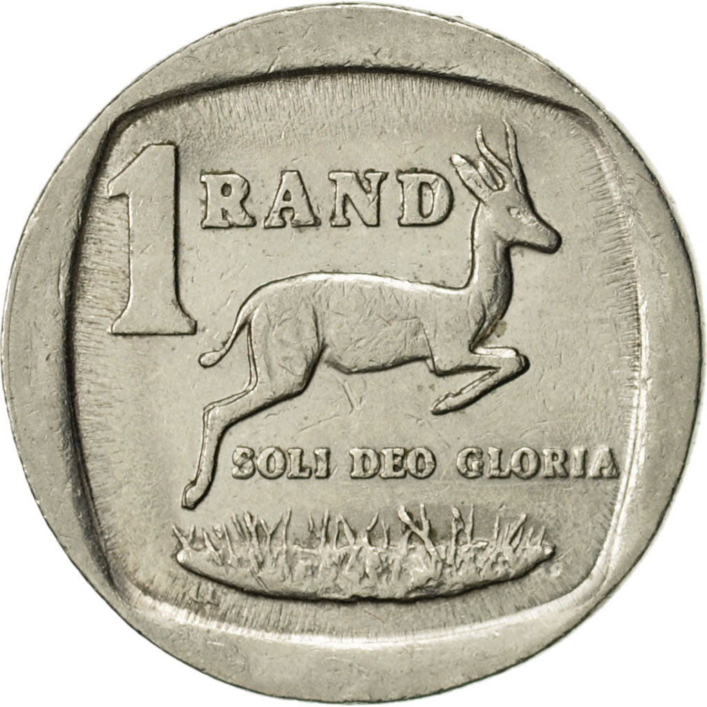Coin, South Africa, Rand, 1992, AU(55-58), Nickel Plated Copper, KM:138