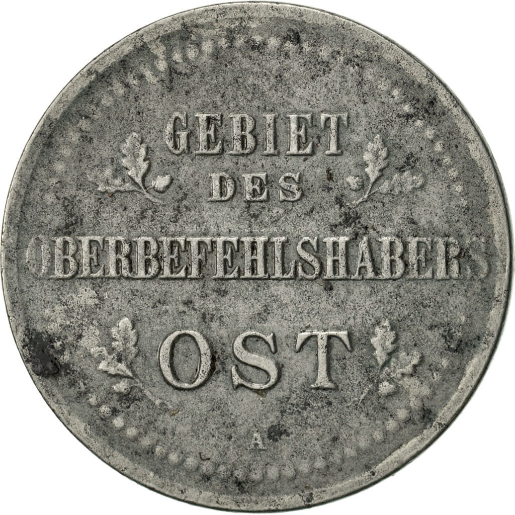 GERMANY - EMPIRE, Wilhelm II, 3 Kopeks, 1916, Berlin, EF(40-45), Iron, KM:23