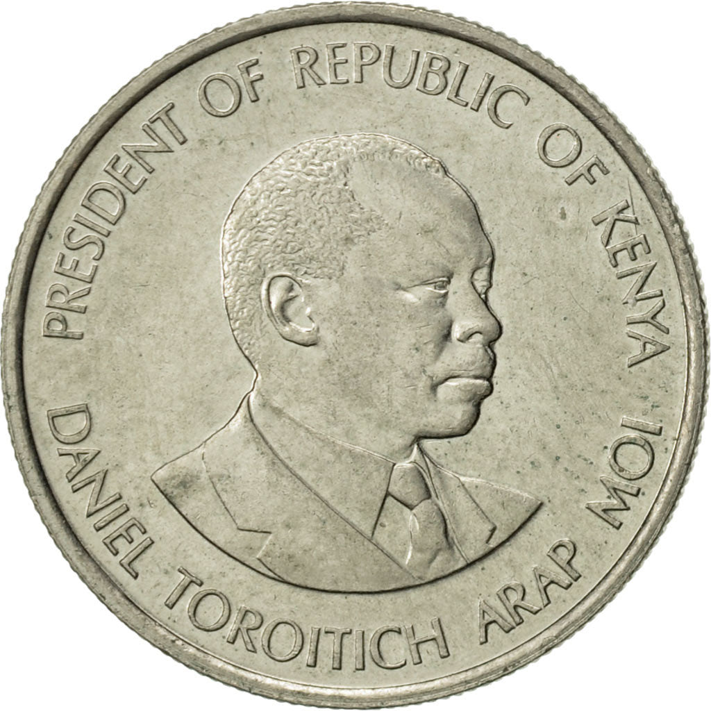 Moneda, Kenia, 50 Cents, 1989, British Royal Mint, EBC, Cobre - níquel, KM:19
