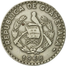 Guatemala, 25 Centavos, 1968, MBC+, Cobre - níquel, KM:278.5