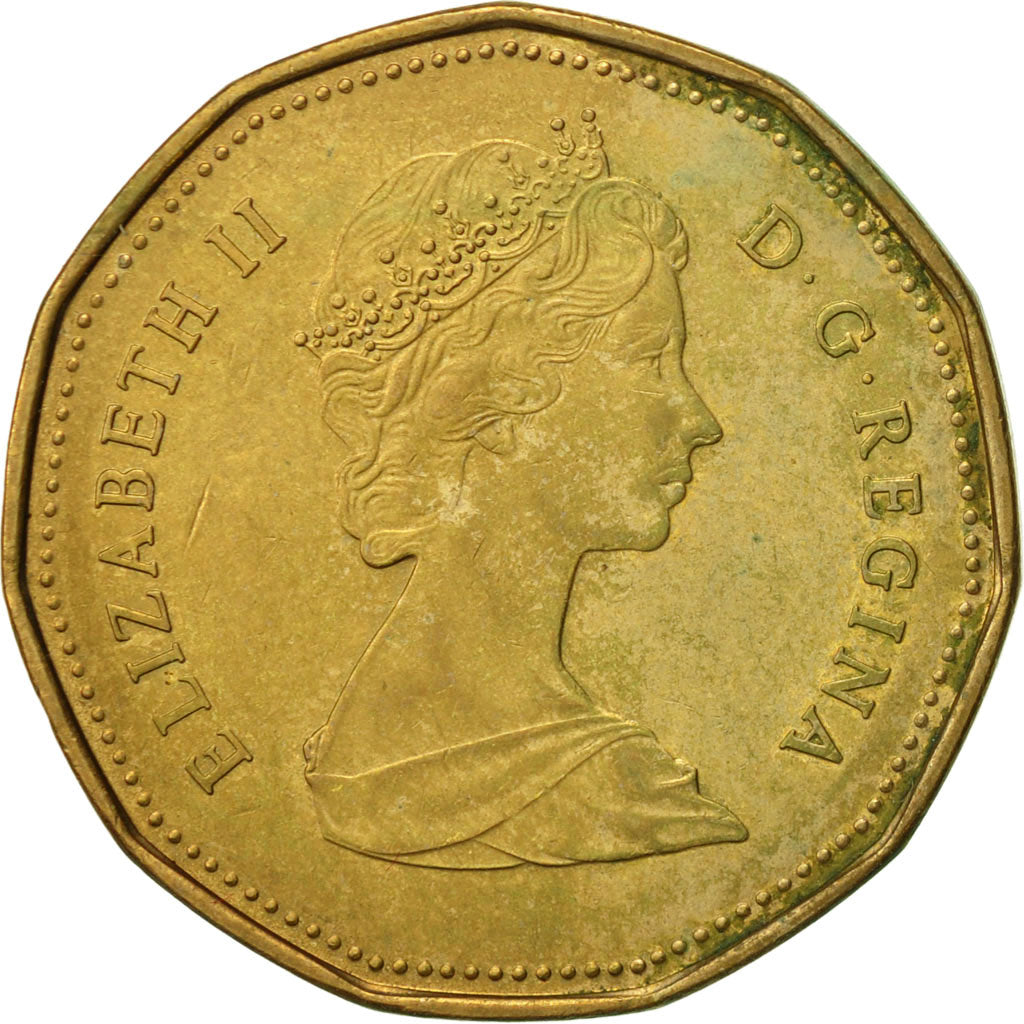 Coin, Canada, Elizabeth II, Dollar, 1989, Royal Canadian Mint, Ottawa