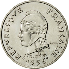 Münze, Neukaledonien, 10 Francs, 1996, Paris, VZ, Nickel, KM:11