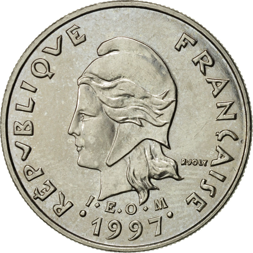 Nouvelle-Calédonie, 10 Francs, 1997, Paris, SUP, Nickel, KM:11
