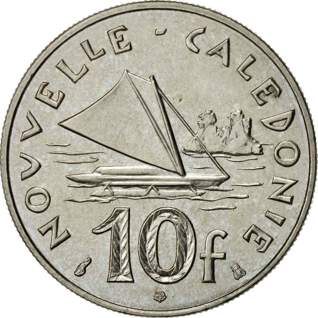 Nouvelle-Calédonie, 10 Francs, 1997, Paris, SUP, Nickel, KM:11