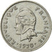 New Caledonia, 10 Francs, 1970, Paris, AU(55-58), Nickel, KM:5