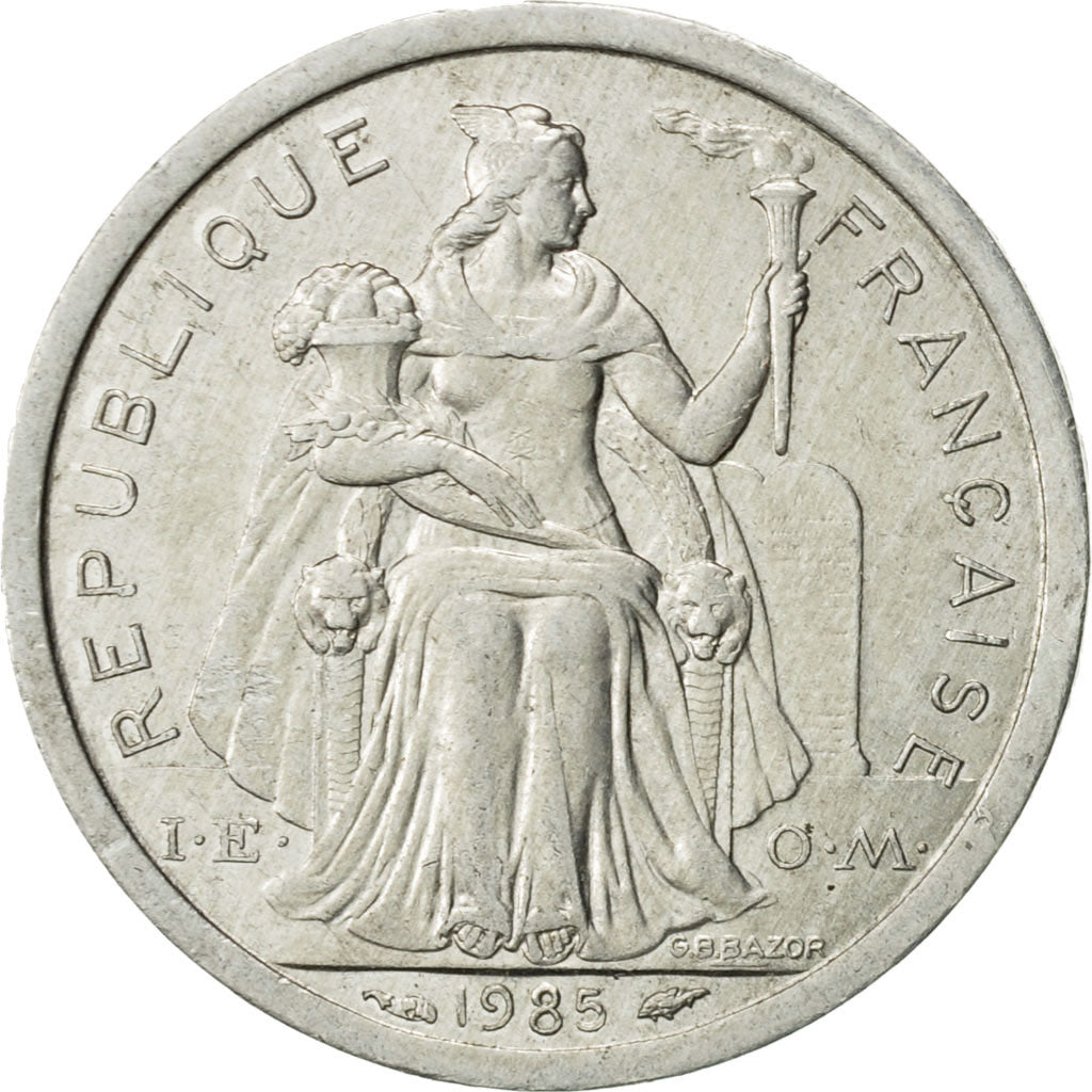 Monnaie, Nouvelle-Calédonie, Franc, 1985, Paris, SUP, Aluminium, KM:10