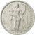 Coin, New Caledonia, Franc, 1985, Paris, AU(55-58), Aluminum, KM:10