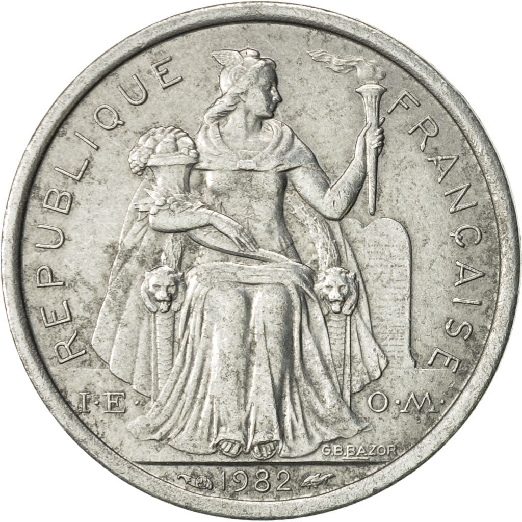 Monnaie, Nouvelle-Calédonie, Franc, 1982, Paris, TTB+, Aluminium, KM:10