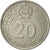 Munten, Hongarije, 20 Forint, 1989, Budapest, ZF, Copper-nickel, KM:630