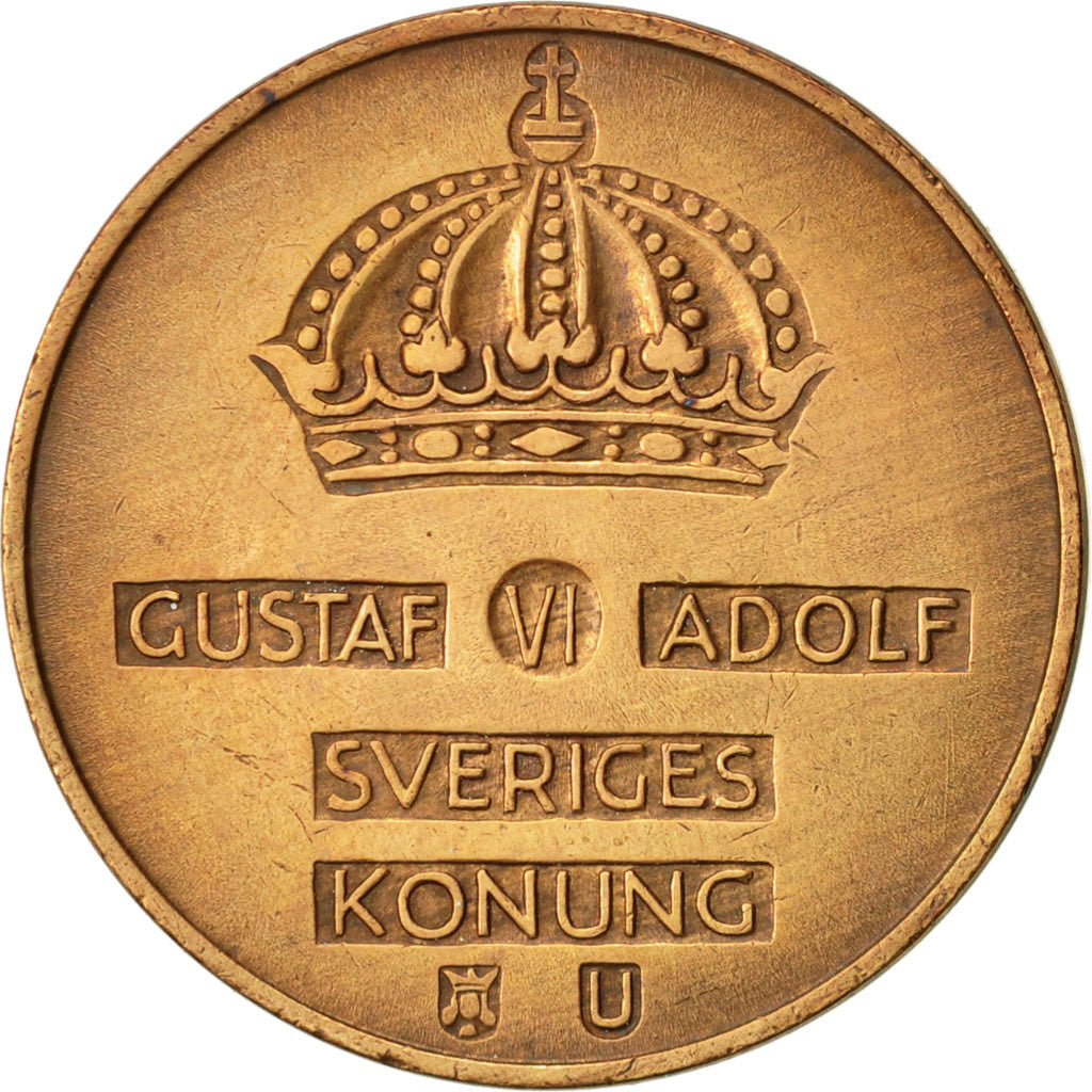 Coin, Sweden, Gustaf VI, 5 Öre, 1970, EF(40-45), Bronze, KM:822