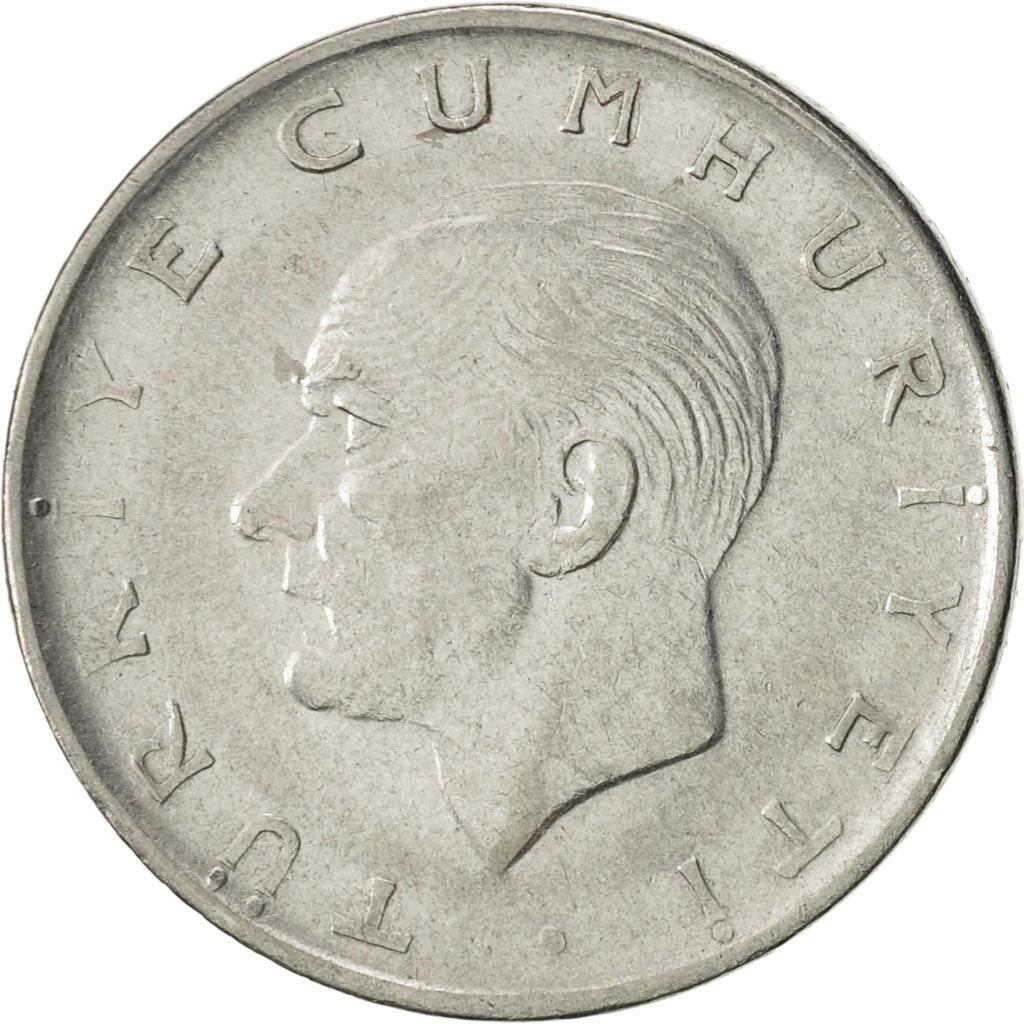 Coin, Turkey, Lira, 1973, EF(40-45), Stainless Steel, KM:889a.2