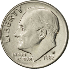 Monnaie, États-Unis, Roosevelt Dime, Dime, 1982, U.S. Mint, Denver, SUP