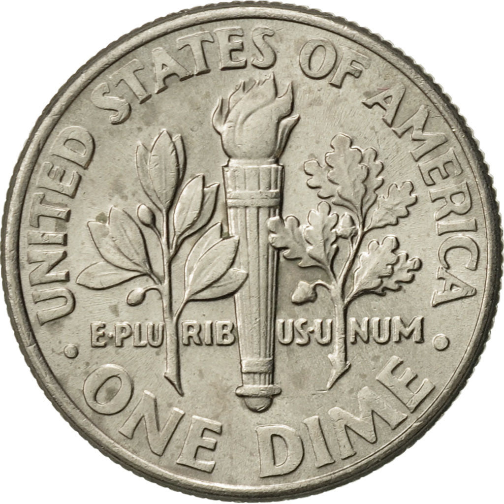 Coin, United States, Roosevelt Dime, Dime, 2002, U.S. Mint, Philadelphia