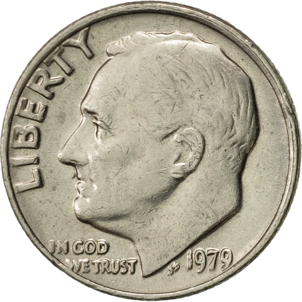 Monnaie, États-Unis, Roosevelt Dime, Dime, 1979, U.S. Mint, Philadelphie, SUP