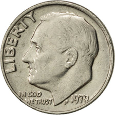 Monnaie, États-Unis, Roosevelt Dime, Dime, 1979, U.S. Mint, Philadelphie, SUP