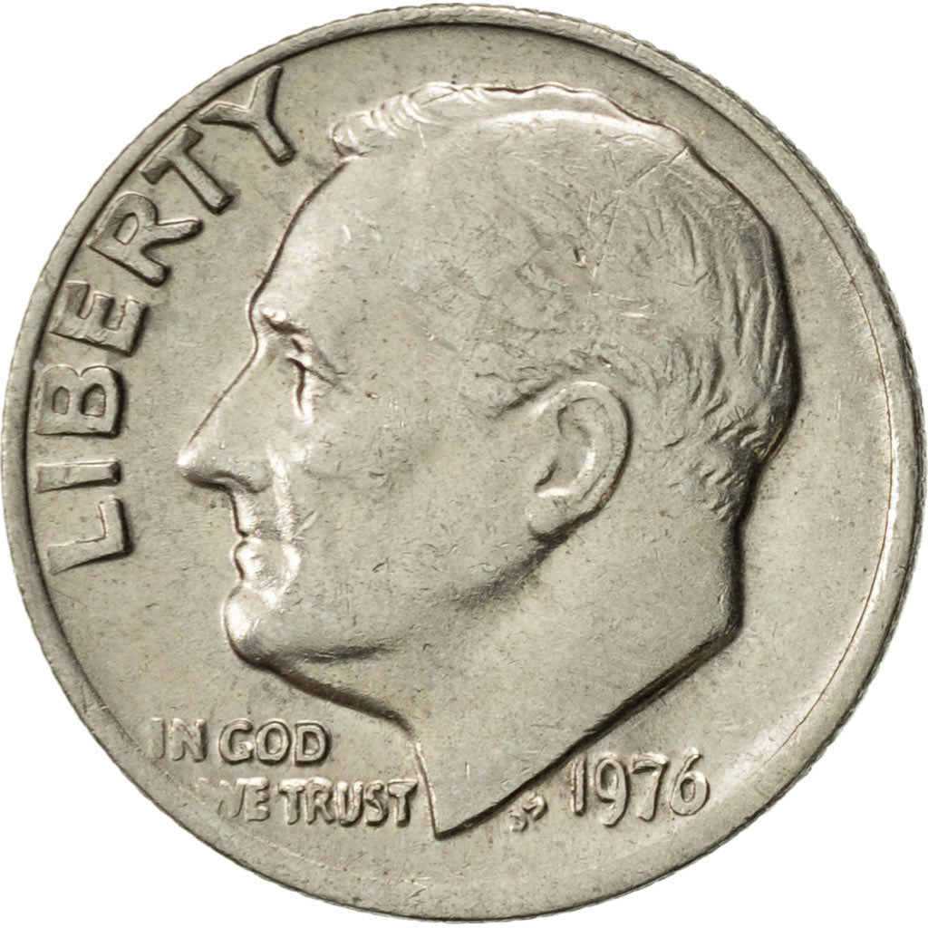 Münze, Vereinigte Staaten, Roosevelt Dime, Dime, 1976, U.S. Mint, Philadelphia