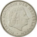 Moneda, Países Bajos, Juliana, 2-1/2 Gulden, 1972, MBC, Níquel, KM:191