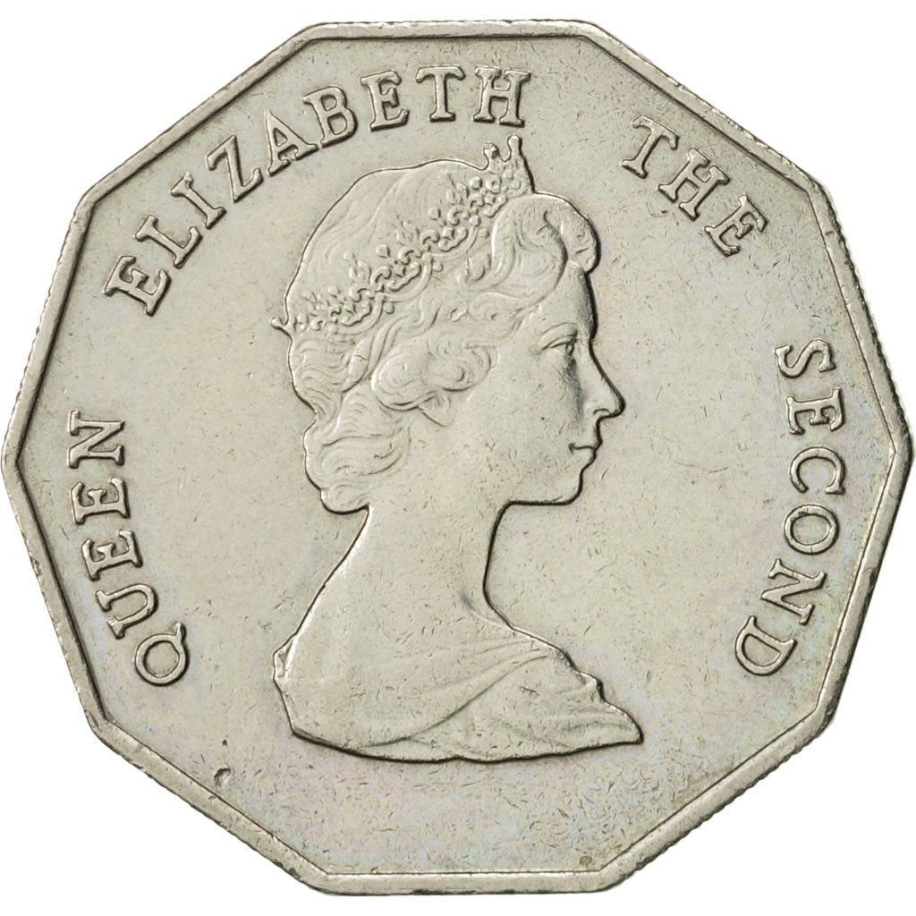 East Caribbean States, Elizabeth II, Dollar, 1999, AU(50-53), Copper-nickel