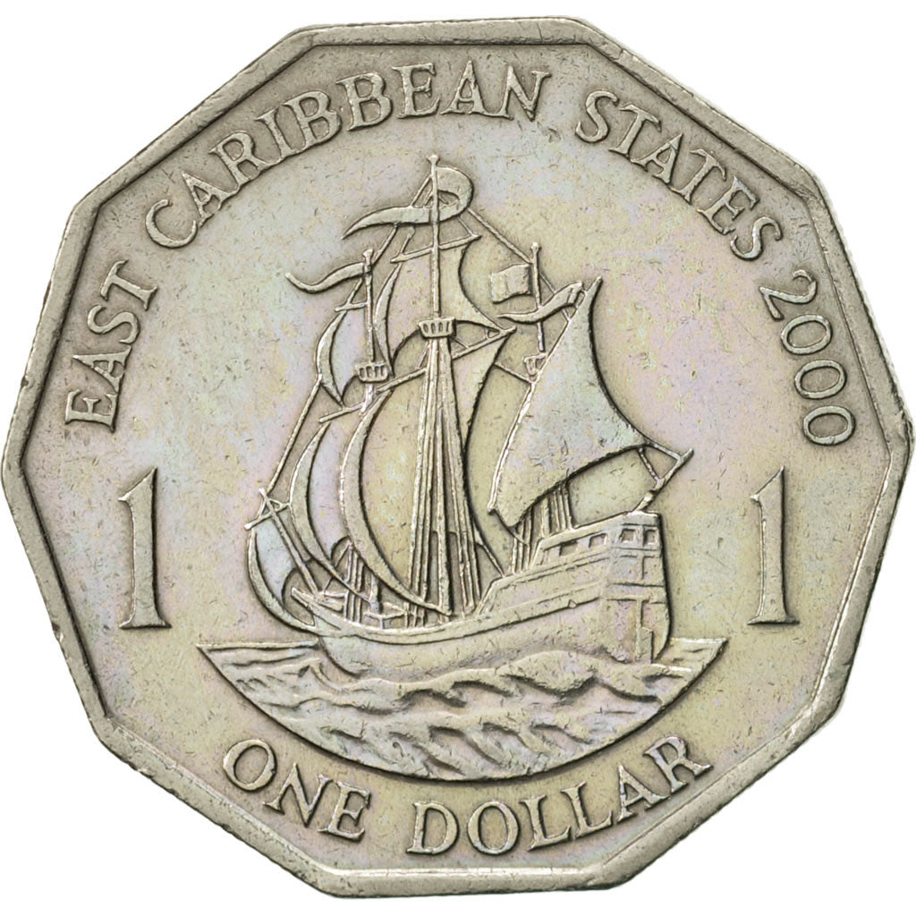Etats des caraibes orientales, Elizabeth II, Dollar, 2000, TTB+, Copper-nickel