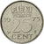 Moneta, Holandia, Juliana, 25 Cents, 1973, AU(55-58), Nikiel, KM:183