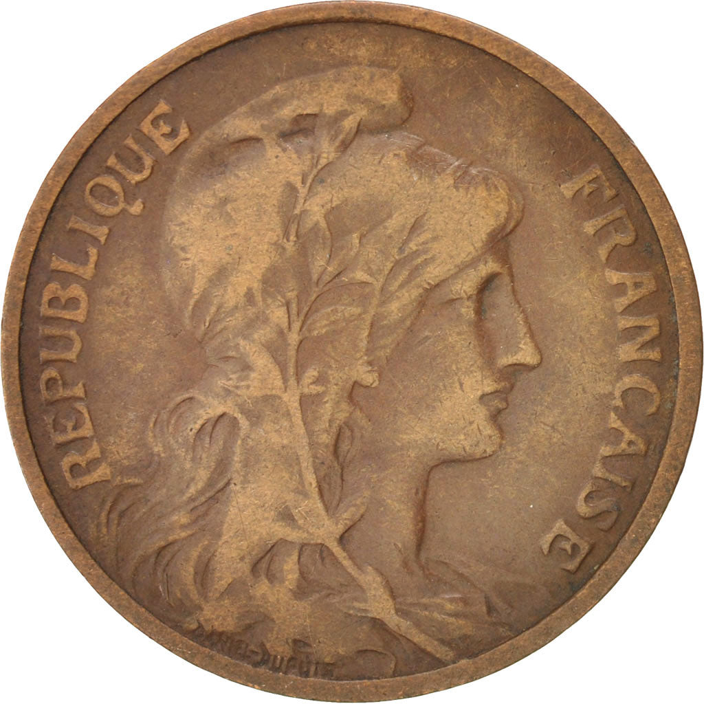 France, Dupuis, 5 Centimes, 1908, Paris, KM:842