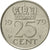 Moneda, Países Bajos, Juliana, 25 Cents, 1979, EBC, Níquel, KM:183