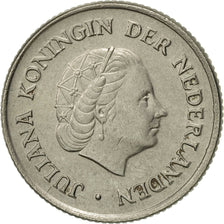 Coin, Netherlands, Juliana, 25 Cents, 1976, AU(55-58), Nickel, KM:183