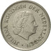 Coin, Netherlands, Juliana, 25 Cents, 1976, AU(55-58), Nickel, KM:183