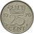 Moneda, Países Bajos, Juliana, 25 Cents, 1976, EBC, Níquel, KM:183
