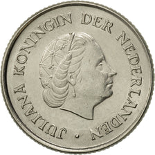 Coin, Netherlands, Juliana, 25 Cents, 1974, AU(55-58), Nickel, KM:183
