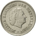 Coin, Netherlands, Juliana, 25 Cents, 1962, AU(55-58), Nickel, KM:183