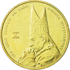 Münze, Polen, 2 Zlote, 2001, Warsaw, SS+, Messing, KM:418